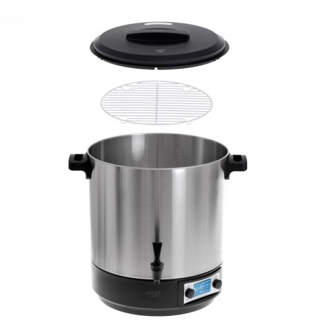Adler | AD 4496 | Electric pot/Cooker | 28 L | Stainless steel/Black | Number of programs | 2600 W - 3